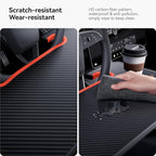 YONZEE 2-in-1 Car Steering Wheel Desk Tray & Car Seat Gap Filler Organizer – - Image 5