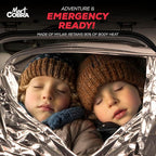 Mart Cobra Emergency Blanket 25-Pack Space Mylar Blankets Survival Gear and - Image 4