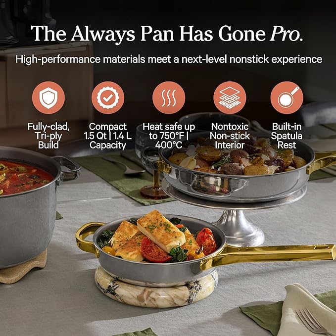 Our Place Titanium Pro Mini Cookware Duo – Always Pan & Perfect Pot - Image 2