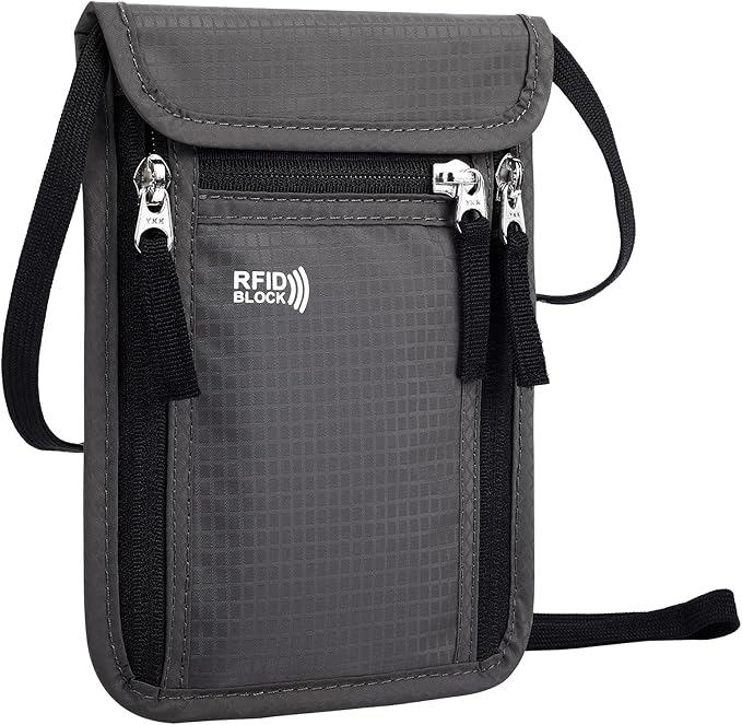 Travel Pouch Neck Wallet Family Passport Holder Organizer Case by KEAFOLS