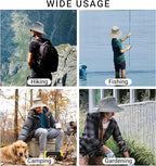 NPQQUAN Ponytail Sun Bucket Hats - Image 4
