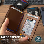 Airtag Wallet for Men- with Money Clip Gift Boxed, Magnetic Closure Slim - Image 2