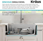 KRAUS Bellucci 30” in. Undermount Workstation Granite Kitchen Sink in White - Image 8