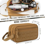 QT&QY Tactical Toiletry Bag For Men Hygiene Bag EDC Military Tool Molle Pouches - Image 2