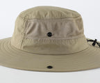 Home Prefer UPF50+ Mens Sun Hat Wide Brim Womens UV Protection Beach Bucket Hat - Image 7