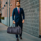 Leather Garment Bag for Travel, Modoker Carry On Suit Carrier Travel Bag - Image 6