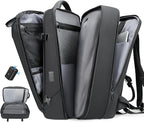 Vacuum Travel Backpack with Pump, 50L Expandable Compression Backpack With by TANGCOREL