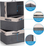 GhvyenntteS Large Fabric Storage Bins - Image 4