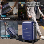 Hoteel Luggage Sets 3 Piece, ABS+PC Hard Shell Expandable Suitcases - Image 3