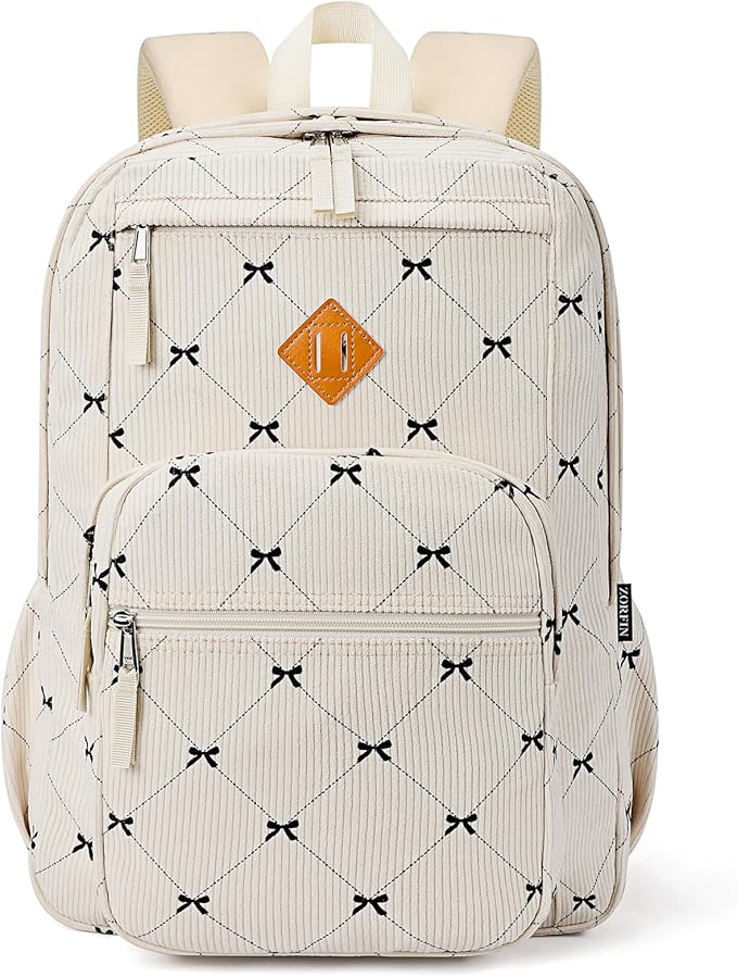 ZORFIN 26L Backpack for College, and Travel: Corduroy Bookbag - Image 6