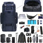 Hiking Backpack for Men 70L/100L Camping Backpack Military Rucksack Molle 3 - Image 2