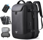 Vacuum Backpack Travel with Pump, 40L Expandable Carry on Compression Backpack by TANGCOREL
