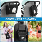 Accmor Portable Diaper Changing Pad, Waterproof Travel Baby Changing Mat - Image 5