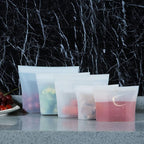 Reusable Silicone Food Storage Bag, - Image 6