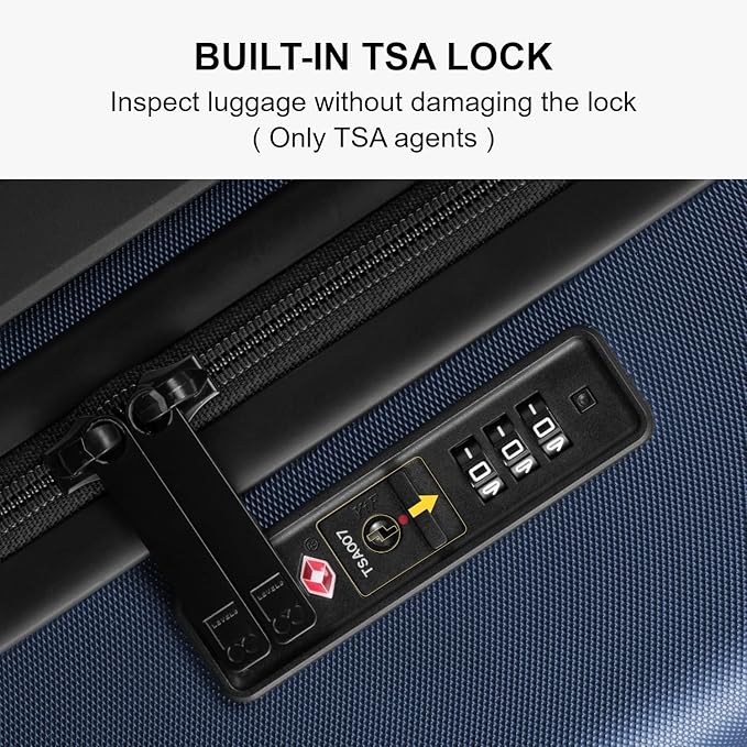 LEVEL8 Carry on Luggage Airline Approved, Carry-on Suitcases - Image 7