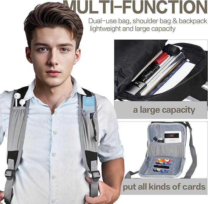 35L Foldable Waterproof Backpack - Image 2