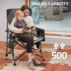 EVER ADVANCED Oversized Folding Camping Chair - Image 6