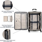 Travelpro Platinum Elite Softside Expandable Checked Luggage, 8 Wheel Spinner - Image 5