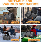 Waterproof Dry Bag, 30L Roll-top Motorcycle Tail Bag - Image 7