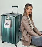 feilario 30in Super Large Captain Aluminum Frame Hardside Spinner Wheels Luggage - Image 8