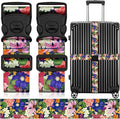 2 Pack Luggage Straps for Suitcases, Adjustable Travel Belt by ZHOMA