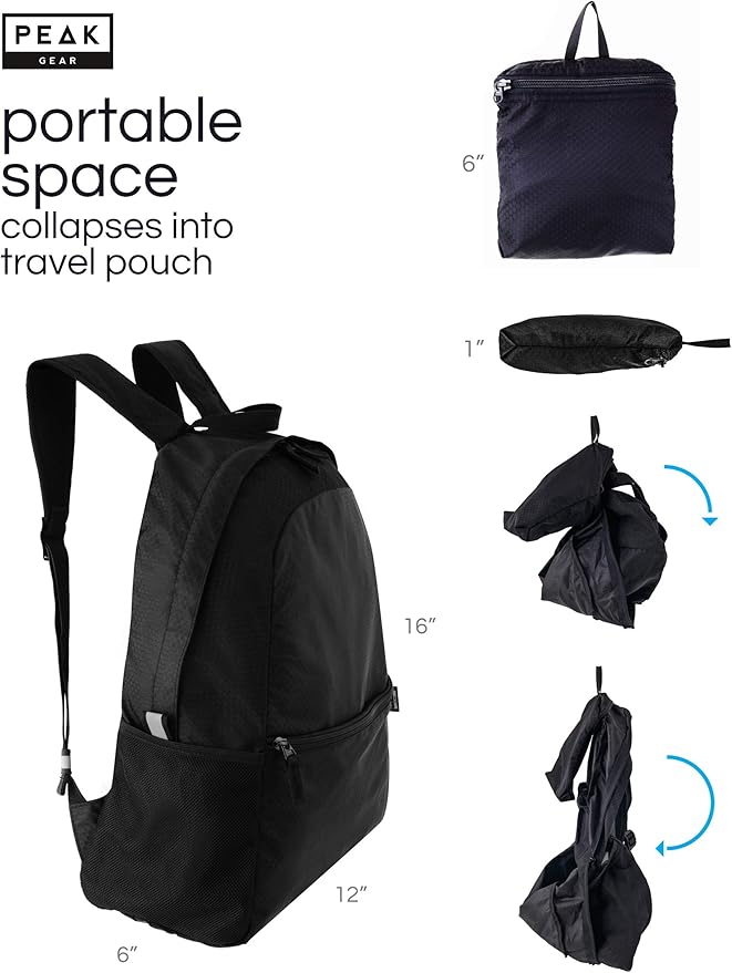 Peak Gear Foldable Backpack - Image 4