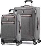 Travelpro Platinum Elite Softside Expandable Luggage, 8 Wheel Spinner Suitcase by Travelpro