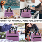 HOMESPON Insulated Lunch Bag for Women Men Lunch Box Cooler Lunch Tote for Work - Image 6