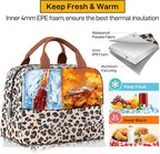 HOMESPON Insulated Lunch Bag for Women Men Lunch Box Cooler Lunch Tote for Work - Image 5