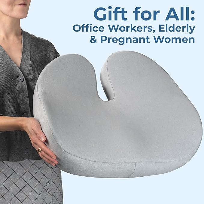 5 STARS UNITED Seat Cushion for Tailbone Pain Relief – Large Memory Foam - Image 6