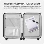 NINETYGO Carry On Luggage 22x14x9 Airline Approved, 20 Inch Luggage - Image 9