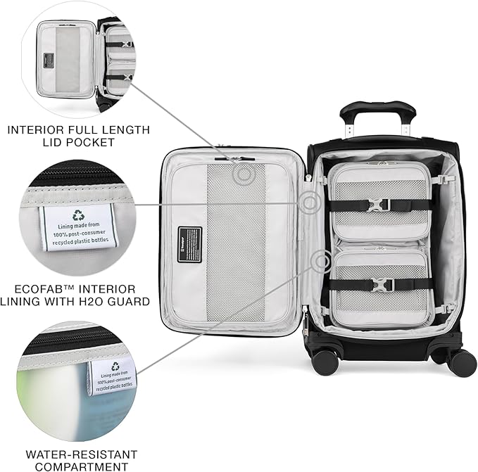 Travelpro VersaPack+ Lightweight Softside Expandable Carry on Luggage, 8 - Image 7