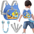 Accmor Toddler Harness Leash + Reflective Anti Lost Wrist Link, Cute Car Kids by Accmor
