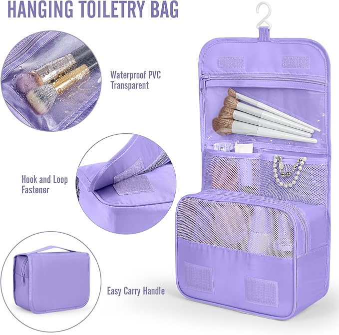 Veken 10 Set Packing Cubes for Travel Essential, Suitcase Organizer Bags in 4 - Image 3