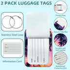 Palm Tree and Sunset Luggage Tag - Image 2