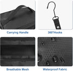 Suitcase Organizer, Travel Luggage Organizer Portable Hanging Travel Shelves - Image 3