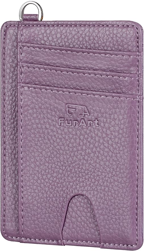 FurArt Slim Minimalist Wallet, Front Pocket Wallets, RFID Blocking, Credit Card by FurArt