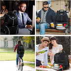 VECKUSON Lunch Bag Backpack, Insulated Cooler Lunch Box Backpack, Extra Large - Image 6