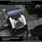 Black/Ivory - 1 Watch Travel Case - Image 2