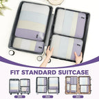 BAGAIL 6 Set/4 Set Lightweight Compression Packing Cubes - Image 7