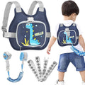 Accmor Toddler Harness Leash+ Reflective Anti Lost Wrist Link, Cute Dinosaur by Accmor