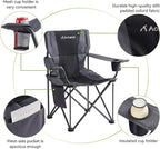 Oversized XL Camping Chairs for Adults, Padded Folding Camp Chair - Image 5