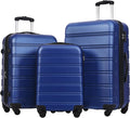 Merax Luggage sets of 3 Piece Carry on Luggage Airline Approved, Hard Case by Merax