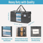 VENO 1 Pack Moving Bags, Comforter and Blanket Storage Bags - Image 5