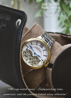 Leather Watch Roll Travel Case for Men – 1 Watch Holder Box - Image 6