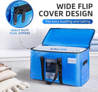 TAILI Extra Large Moving Bags, 4 Pack Blue Heavy Duty Totes - Image 4