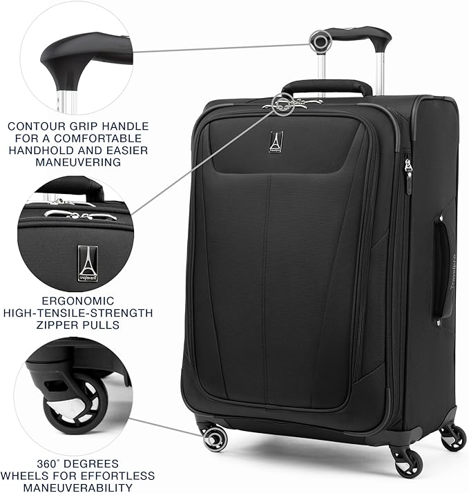Travelpro Maxlite 5 Softside Expandable Checked Luggage - Image 3