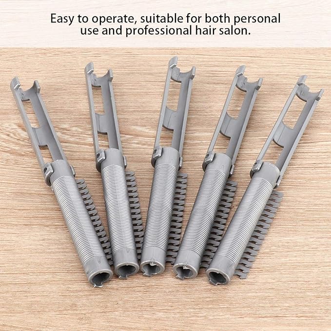 25Pcs/Set Hair Cold Perm Rods Perm Rods Hair Perm Rods Styling Tools & Appliances Clips Tool, Gray Hair Rollers