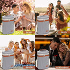 2 Bottle Wine Bag Wine Cooler Carrier Wine Gift Tote Bag, Leakproof & Insulated - Image 7