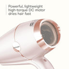 INFINITI PRO CONAIR SmoothWrap Hair Dryer, Blow Dryer with Diffuser and Concentrator Attachments, Advanced Plasma and Ceramic Technology for Less Frizz, More Volume, and Body, Champagne